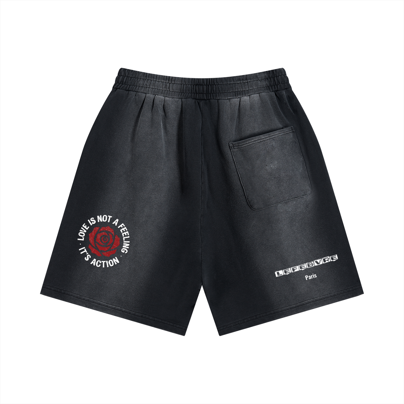 Sun Fade Distressed Shorts