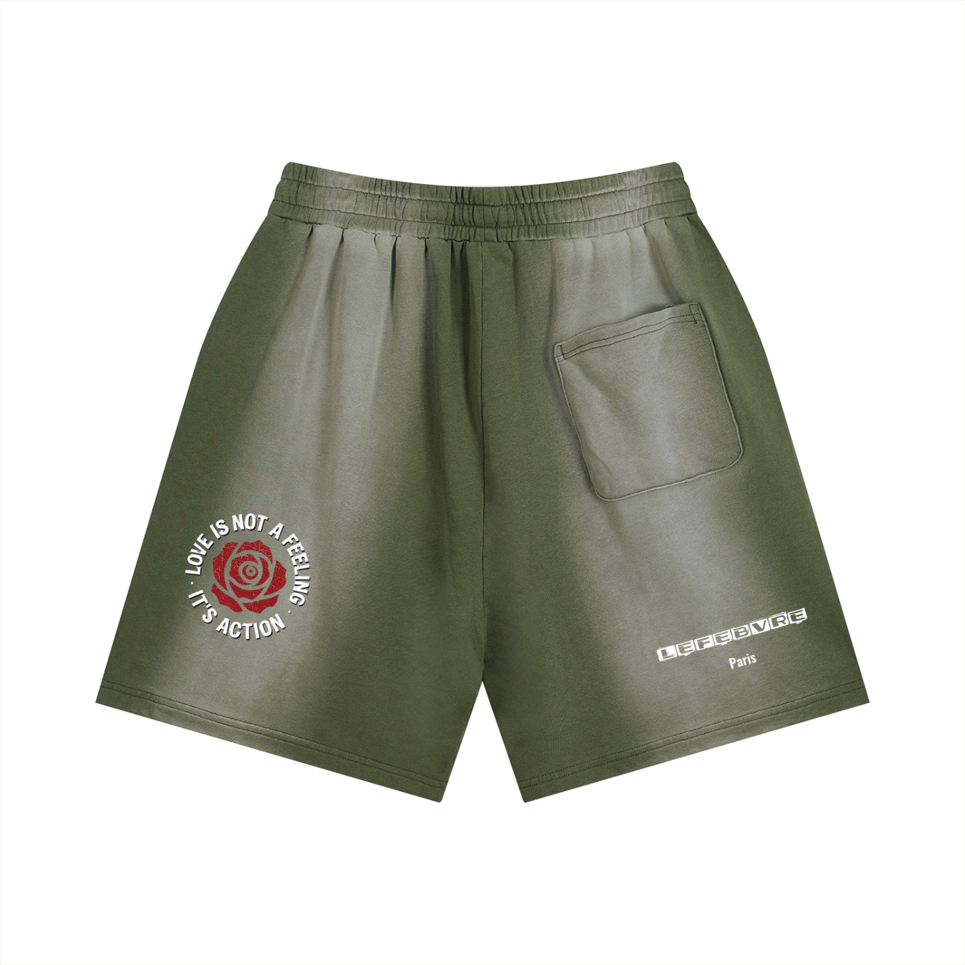 Sun Fade Distressed Shorts